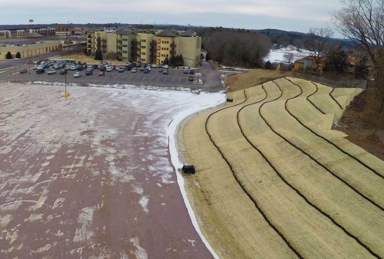 Erosion Control Straw Mat Blanket