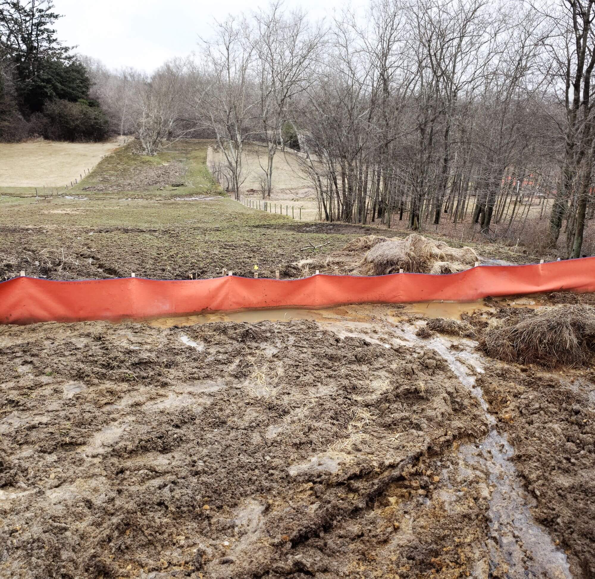 Layer 3: Perimeter Control with Super Silt Fence