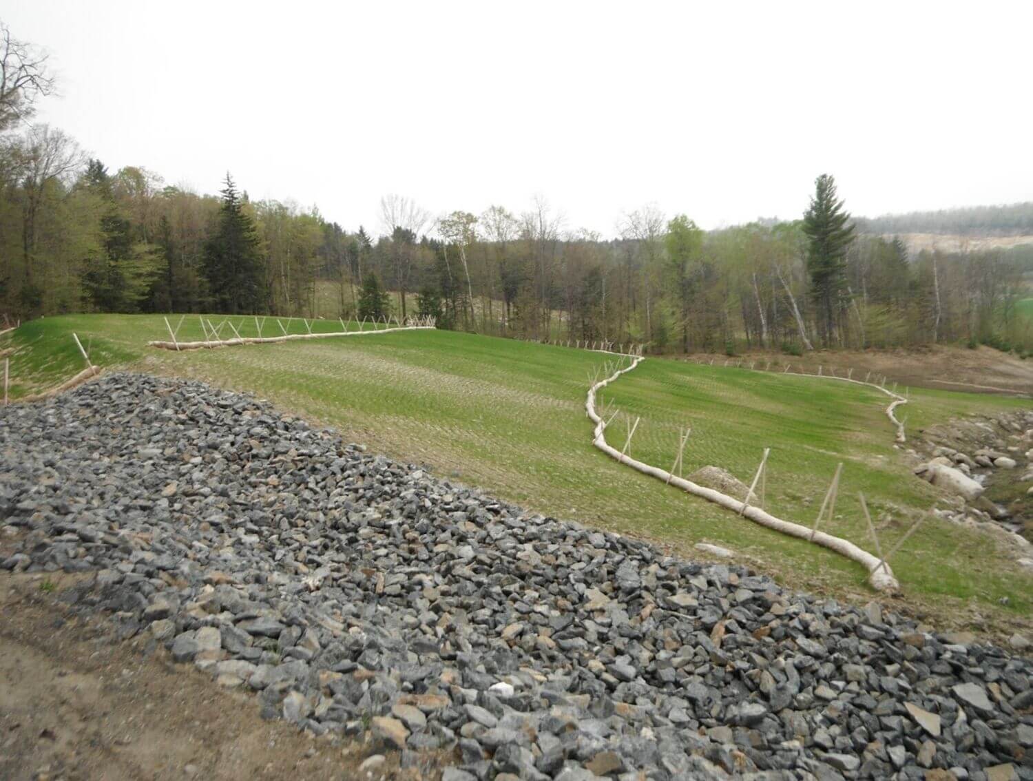 Slope Interruption for Erosion Control