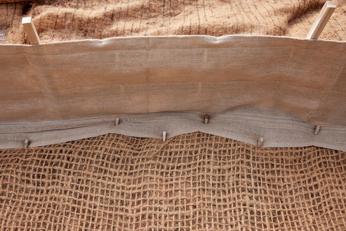 BIODEGRADABLE SILT FENCE