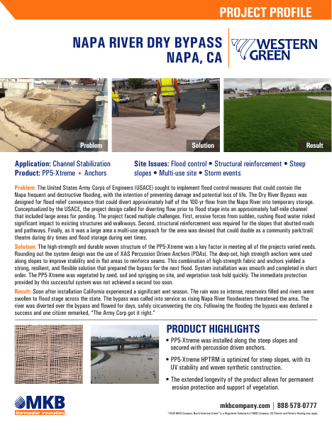 Napa River Dry Bypass project profile
