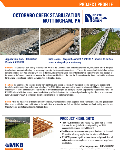 Octoraro Creek Stabilization project profile