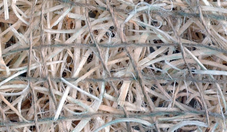 Excelsior erosion control blanket Biodegradable Net Close up