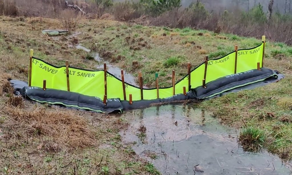 Silt Saver High Velocity Ditch Check