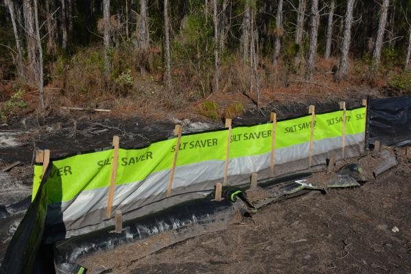 Silt Saver Silt Fence Outlet
