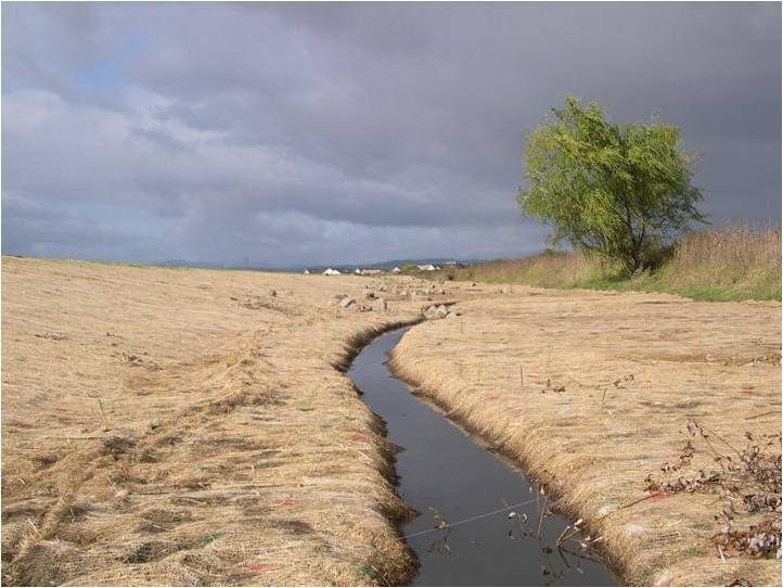 Straw erosion control blanket Fullline