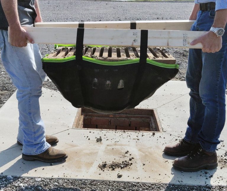 Under Grate Sediment Bag Side